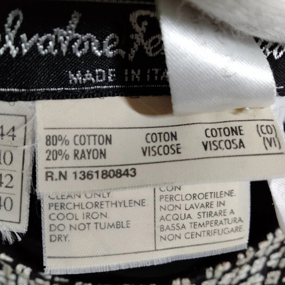 Ferragamo Italy. Cotton, Rayon Sleeveless Dress