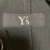 Yohji Yamamoto Y'S JAPAN.  Vintage Black Sleeveless Shirt Dress