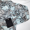 Prada Italy. Vintage Silk Abstract Print Blouse
