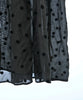 Spick and Span Japan. Black (Dot Pattern) Semi-Sheer Shirt Dress