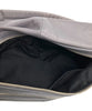 KAWA-KAWA JAPAN. Gray Leather Shoulder Bag / Crossbody Bag