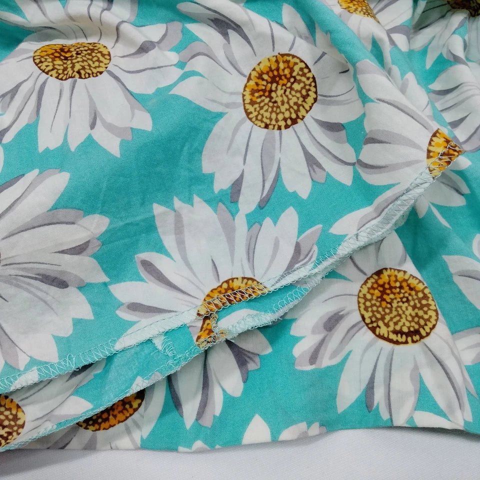 Christian Dior Paris. Vintage Cotton/Cupro Daisy Shorts
