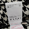 Marni Italy. Green Distressed Nylon/Houndstooth Pattern Collar Coat
