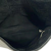 HIROFU JAPAN. Black Distressed Leather H Logo Shoulder Bag