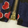 Gucci Italy. Vintage Blue/Red PolyTech Jacket w/Hood