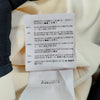 Balenciaga Paris. Black/White Rayon Polyurethane Acetate Dress Button Accents