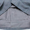 Chanel Paris. Navy Blue Chanel Pin Cotton/Nylon Skirt