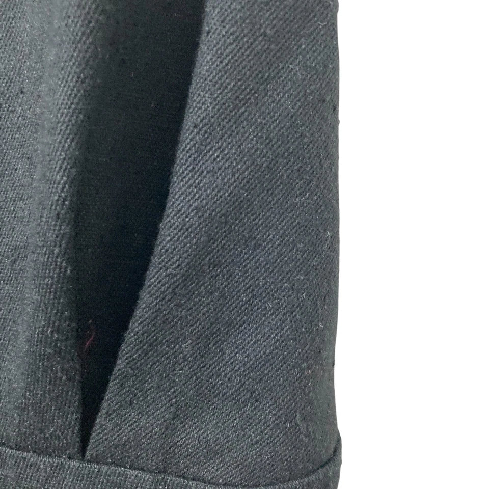 Nagonstans JAPAN. Black Silk Cotton Jumper Skirt Dress