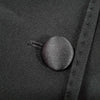 DOLCE&GABBANA ITALY. Black Rayon Acetate Silk Coat