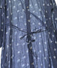 SLOBE IENA JAPAN. Navy (Flower Pattern) Semi Sheer Dress