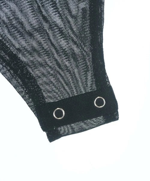 UNITED TOKYO JAPAN. Black Cut/Sew Semi Sheer Bodysuit