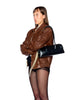 OSOI SEOUL/PARIS. NEW. NWOT. Black Leather Shoulder Bag