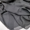 Chanel PARIS. Vintage Black Silk Pleats Skirt