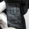 Spick and Span Japan. 24SS Collection Black Cotton Voile Tucked Frill Blouse