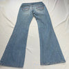 Parasuco Italy. Vintage Low Rise Y2K Blue Denim Legend Flare Jeans