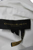 Donna Karan New York  White Collared Long Sleeve Button-Up Blouse