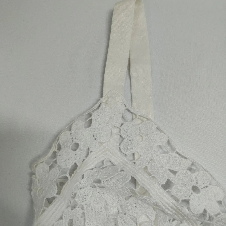 DOLCE&GABBANA ITALY. NEW W/TAGS Lace Linen Cotton Polyester Top