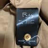 Ray BEAMS RBS JAPAN. Black Faux Leather Vest Brown Dress