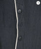 UNITED TOKYO JAPAN. Black Cut/Sewn Ribbed Poly Blend Shirt