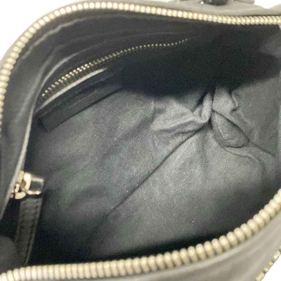 Givenchy Paris. Black Unborn Calf Leather Mini Shoulder Bag / Crossbody Bag