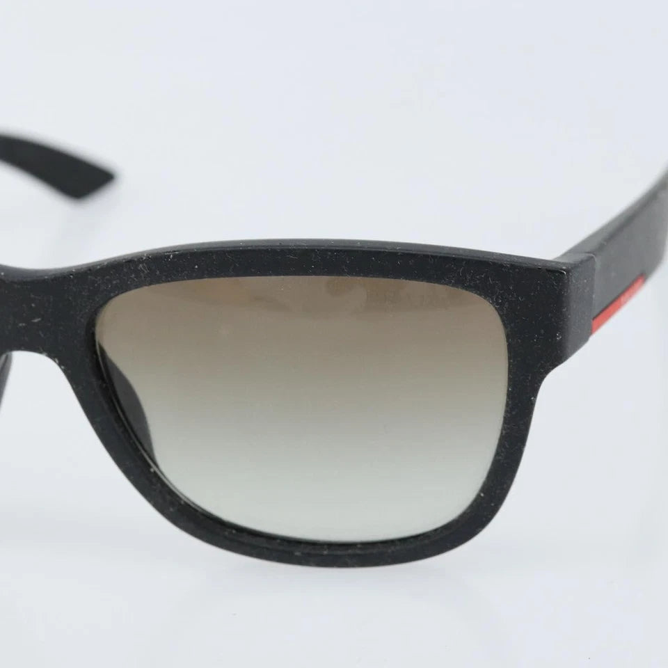 PRADA ITALY. Black Acetate Authentic Sunglasses