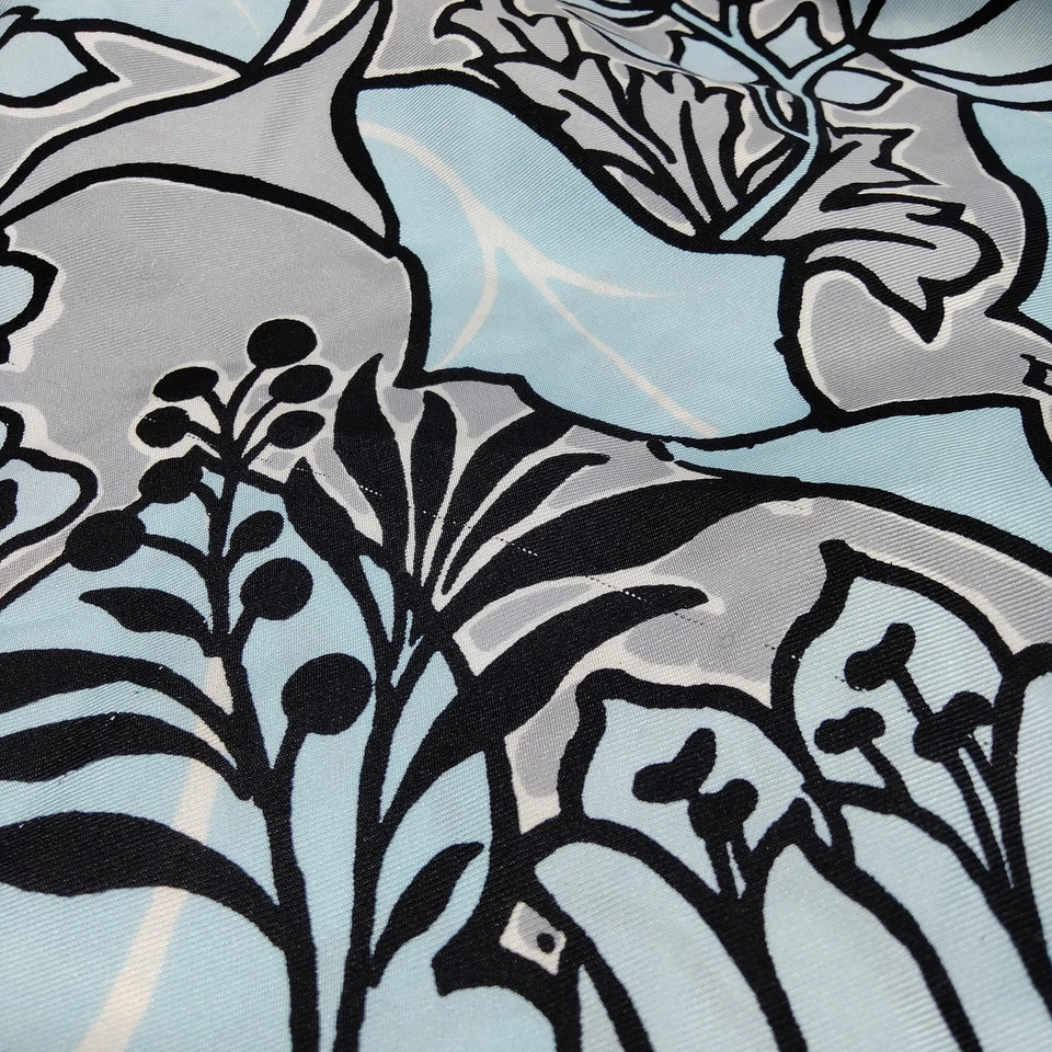 Prada Italy. Vintage Silk Abstract Print Blouse