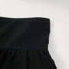 Fendi ITALY. Black Cotton Flare Skirt