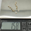 Jewelry Pierced London 18ct Gold Vintage 2.5ct Dangling Aquamaraine Earrings