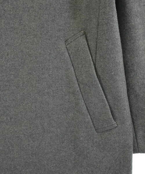 UNITED TOKYO JAPAN. Gray Wool Blend Long Coat w/Hood