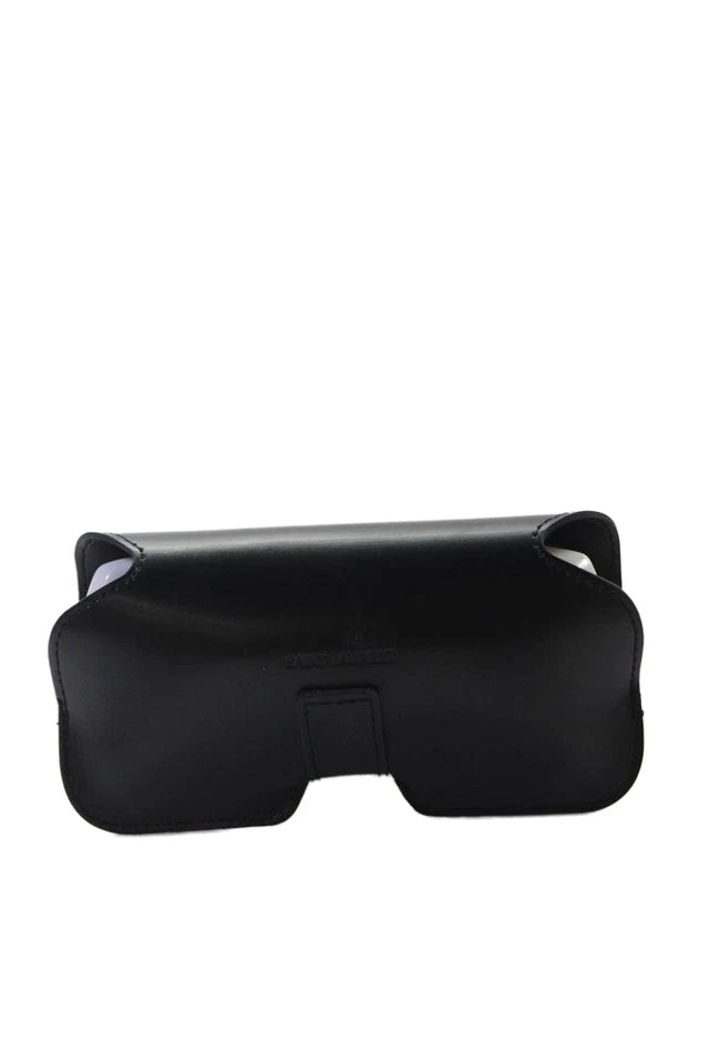 Saint Laurent Paris. Solid White Square Frame Classic Sunglasses