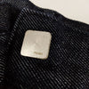 Fendi Italy. Dark Blue Cotton Denim Skirt