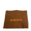 HIROFU JAPAN. Black Distressed Leather H Logo Shoulder Bag