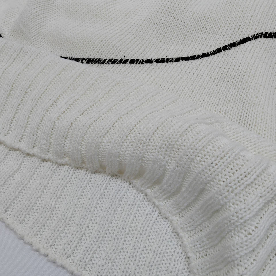 Chanel Paris. Off White Vintage Cotton Sweater
