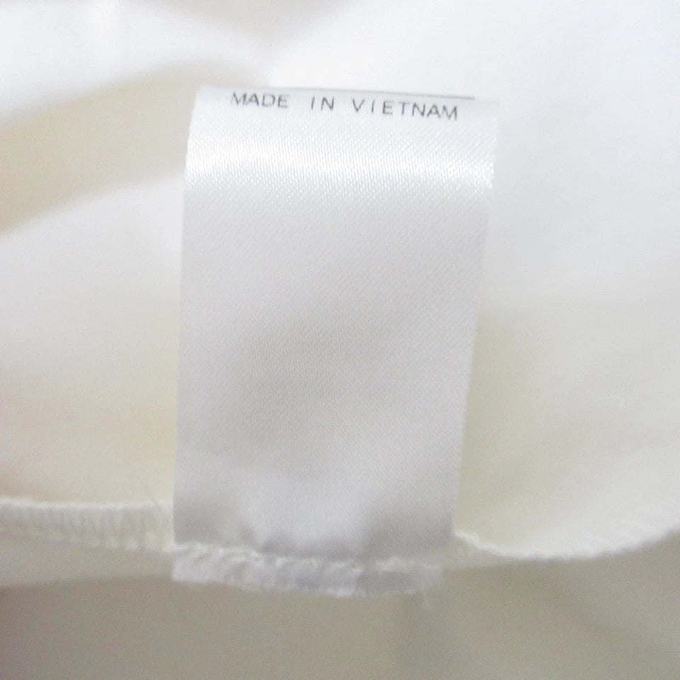 UNITED ARROWS JAPAN. 24SS Collection White Balloon Sleeve Gathered Flare Dress
