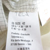 TELA graph JAPAN. Cotton/Silk Blend Off-White check dolman sleeve dress