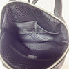 MICHIAMO JAPAN. Black Kip Leather Shoulder Bag / Tote Bag