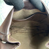 MICHIAMO JAPAN. Brown Lambskin Leather Shoulder Bag Hand Bag w/Shoulder Strap