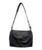KAWA-KAWA JAPAN. Gray Leather Shoulder Bag / Crossbody Bag