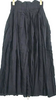 MIHARA YASUHIRO JAPAN. Navy Long/Maxi Length Zippered Front Skirt