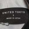 UNITED TOKYO JAPAN.  Black Blue Light Gray Dress