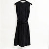 Burberry UK. Black Silk/Rayon Long Dress