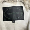UNTITLED JAPAN. Vintage Luxury Gray Beige Rabbit (Lapin) Cropped Coat