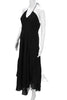 DONNA KARAN. DKNY. Black Rayon Maxi Full Length Sundress