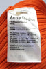 ACNE Studios Sweden. Orange Ribbed Turtleneck Pullover Sweater