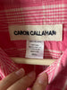 Caron Callahan NYC. Alice Shirt Pink Plaid