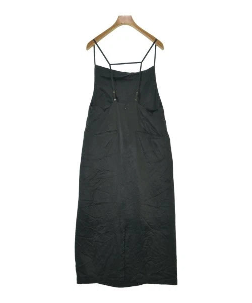NOBLE JAPAN. Black Acetate Blend Slip Dress