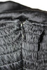 Ulla Johnson NY Black Silk Tiered Ruffled V-Neck Mid-Calf Dress