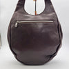 MICHIAMO JAPAN. Brown Lambskin Leather Shoulder Bag Hand Bag w/Shoulder Strap