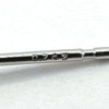 Vintage Jewelry London Estate Platinum Natural Diamond 0.533ct Pierced Earrings Platinum