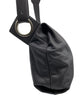 KAWA-KAWA JAPAN. Gray Leather Shoulder Bag / Crossbody Bag
